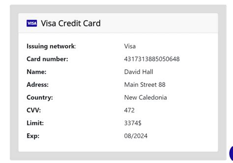 free full credit card information.